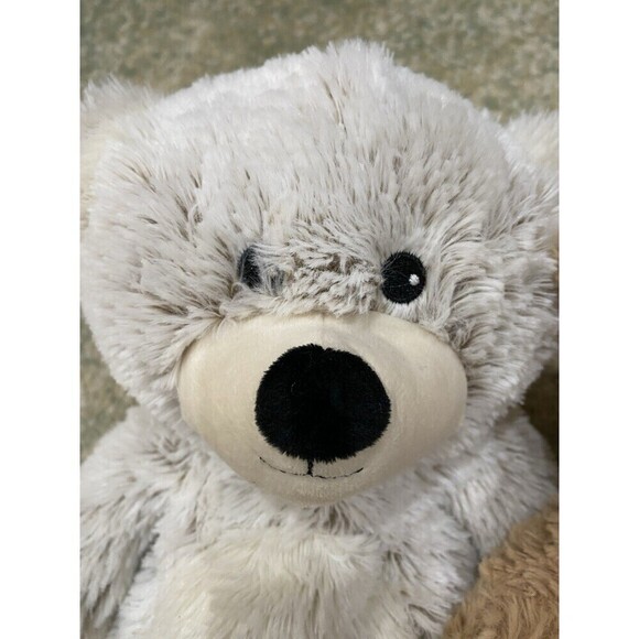 SET (2) Warmies Soothing Therapy Marshmallow & Brown Bear Plushes Microwavable - Picture 8 of 10